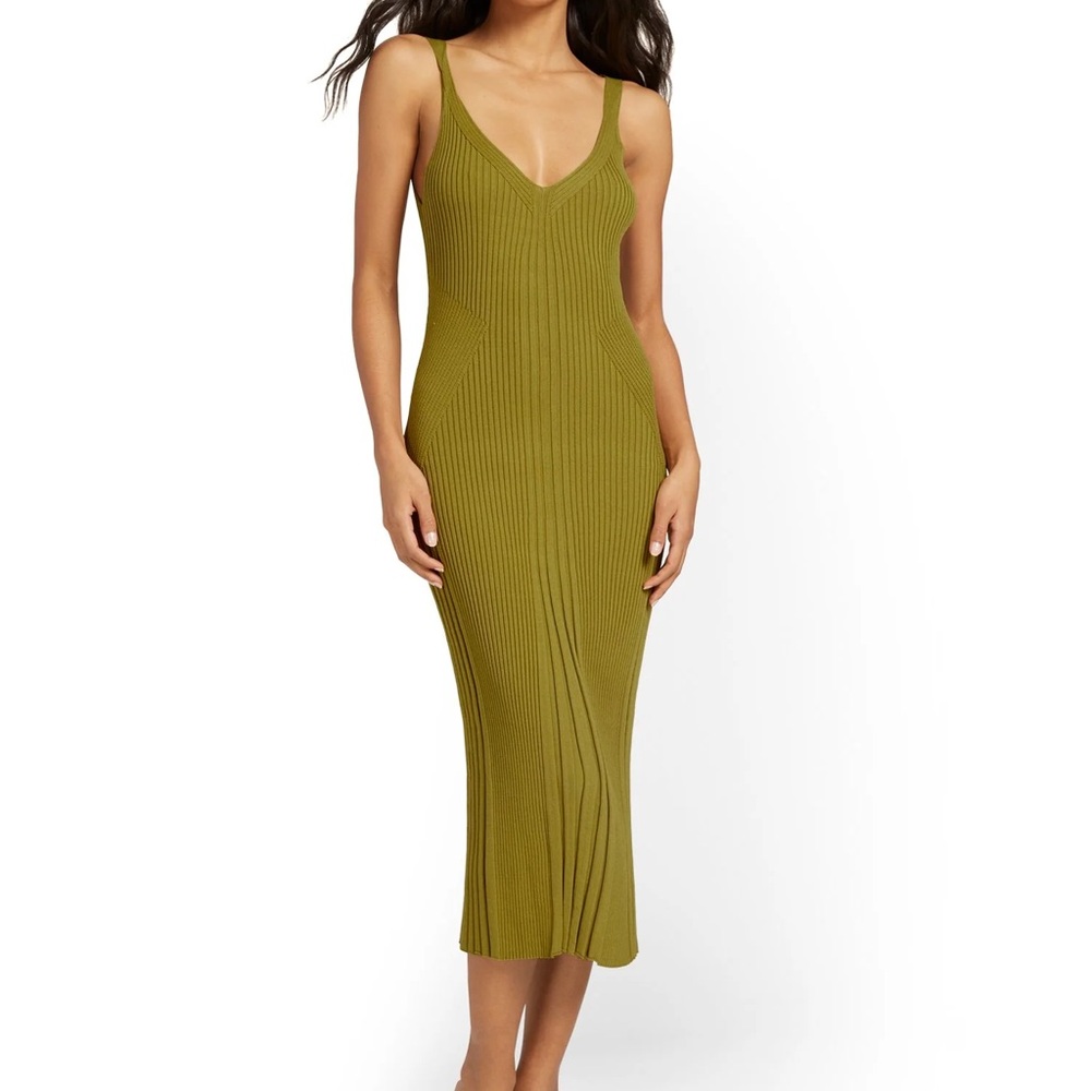 Emory Park Sleeveless Ribbed Midi